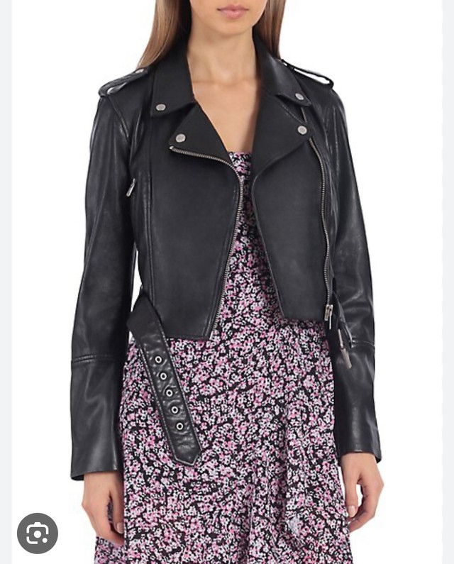 Avec Les Filles RÉAL Leather Biker Jacket in Clothing, Shoes & Accessories in City of Toronto