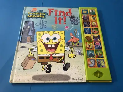 Spong Bob SQUarepants Find It Play-a-Sound Book$15, View more