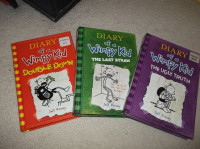 Diary of a Wimpy Kid vol. 3, 5, & 11