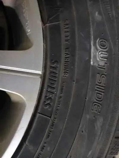 All season tires on rims for sale, price negotiable.