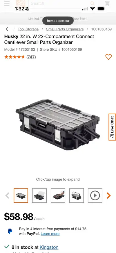 Husky Tool Box, View more