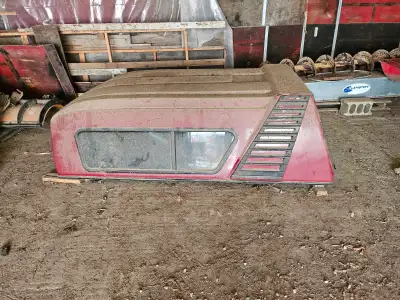 Truck topper, fits 8' box. Originally off 1990's GM pickup. Complete, rear window, sliding front and...