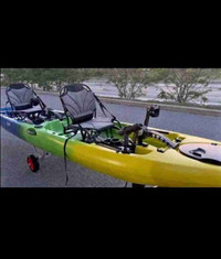 New tandem pedal propeller Kayak 