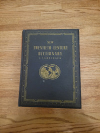 Websters New Twentieth Century Dictionary Unabridged 1945