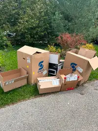 Free cardboard boxes