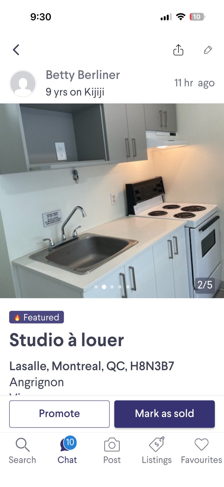 studio  à louer avec tout inclus et le premier moins gratuit — photo 2