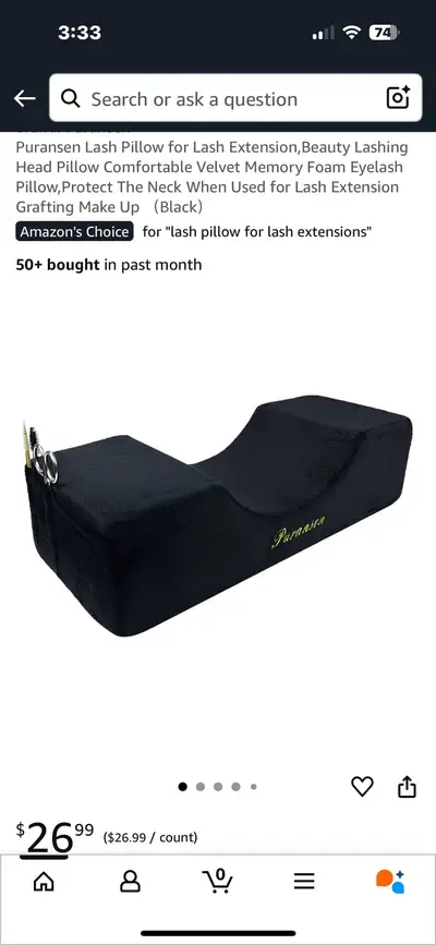 Puransen Lash pillow, View more