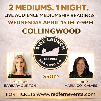 2 Mediums. 1 Night. Live Audience Mediumship Reading COLLINGWOOD, View more