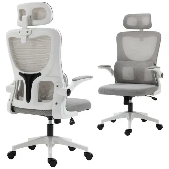 Ergonomic Office Chair, Mesh Computer Desk Chair  in Chairs & Recliners in Markham / York Region - Image 10