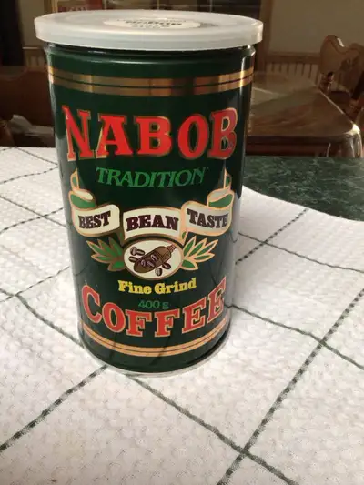 Nabob coffee tin, View more