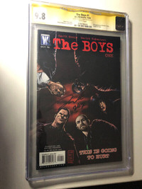 The Boys #1 comic CGC 9.8 Signature Series Derek Robertson