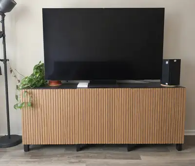 IKEA BESTÅ TV Bench / Media Unit – Black-Brown, View more