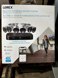 Lorex 6 Security Camera wired 4K.