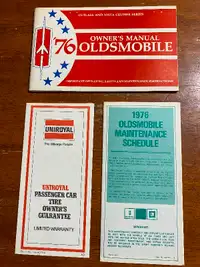 1976 Oldsmobile Owner's Manual.