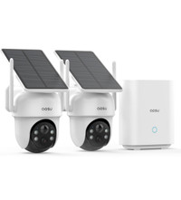 Brand New unused AOSU Solar Home Security Cameras System, 2-Cam 