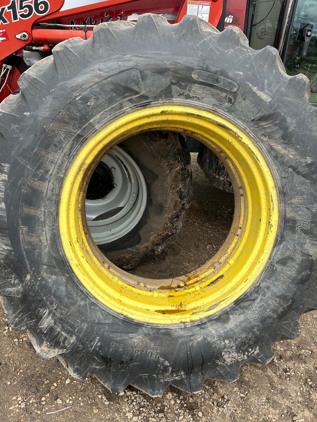 20.8 x 34 tires and JD rims Farming Equipment Grande Prairie Kijiji