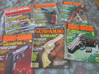 1970s - 1980s GUNS & AMMO MAGAZINES $5. EA. RIFLES HAND GUNS +++