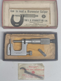 Starrett Mul-T-Anvil Micrometer