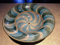 CECILY FORTESCUE centerpiece bowl STUDIO New York RARE signed