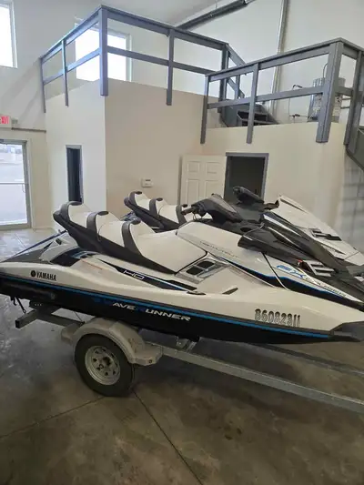 A pair of 2018 Yamaha Waverunners FX Cruiser HO, 65 hours on each. Great shape. 3 seater. Very stabl...