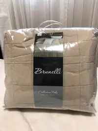 Brunelli Poke, KING 3-Piece Linen & Cotton-Blend Quilt Set