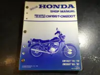 1977-1981 Honda Twinstar CM185T & CM200T Shop Manual