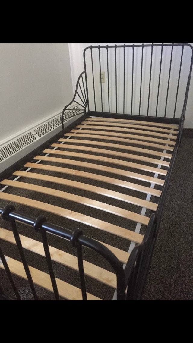 IKEA, single bed, with mattress slats, 199. Beds & Mattresses Red