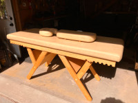 Table de massage en chêne