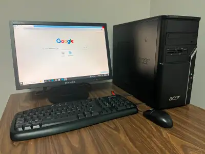 Computer package: Win10Pro, SSD, 8G RAM, Quad core CPU, 19" LCD, View more