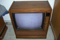 ELECTROHOME BLUE PICTURE TUBE FLOOR MODEL COLOUR TELEVISION