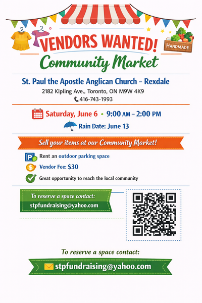Vendors Wanted for Community Market, View more