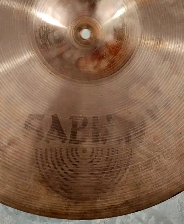 " Vintage-Pre-AA-SABIAN-18" Medium Crash Cymbal "64750348767106123