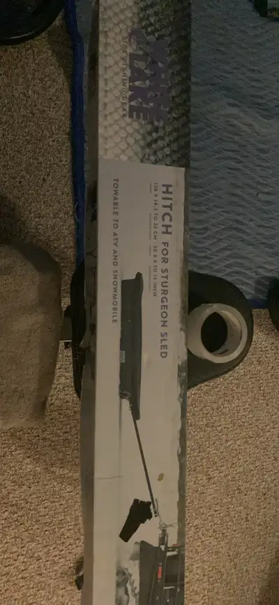 I'm selling a new Northern Ridge hitch for sturgeon sleds, designed to be towable by ATVs and snowmo...