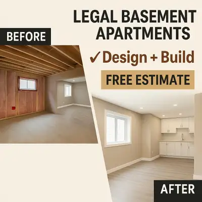 Legal Basement Apartments | Free Quote Today, View more