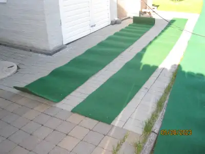 Quality Turf - 2 pieces 21 ft x 2.25 ft. $142. 18 ft x 1.67 ft. $ 90. Call 204 996 1726 after 3:30 p...