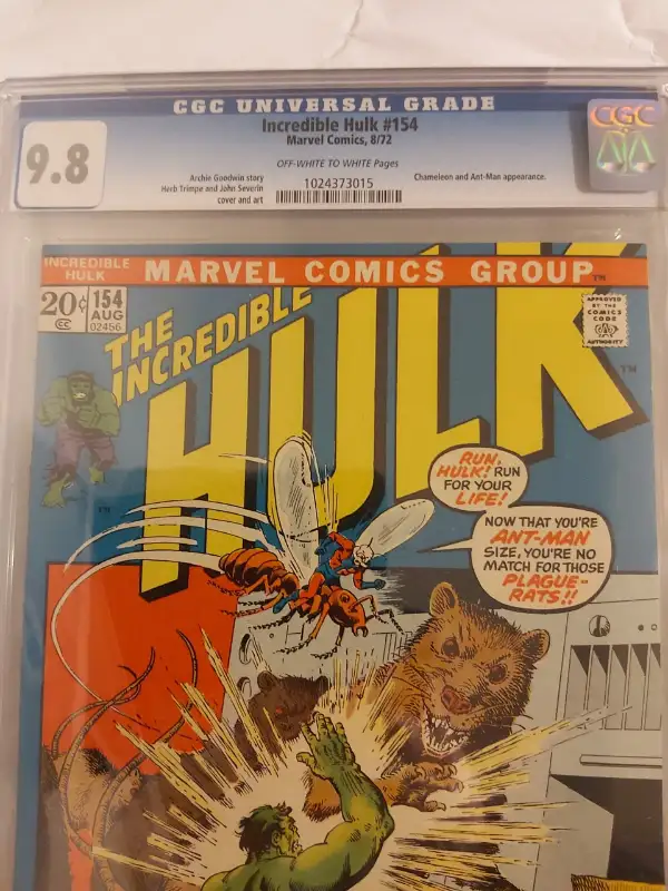 The Incredible Hulk #154 CGC 9.8 in Comics & Graphic Novels in City of Toronto - Image 3