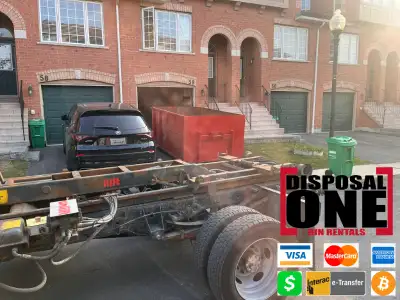 Affordable Dumpster Bin Rentals | Disposal One Call: (647) 460-5296 Don’t get stuck with surprise ch...