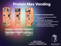 Hot and Cold coffee protein shake vending machine