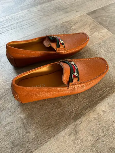  Authentic leather, Gucci loafers, View more