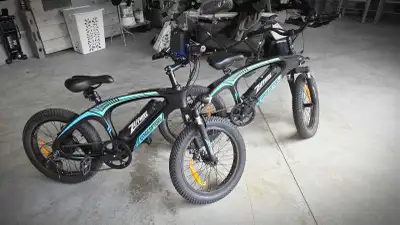 2 e bike used one summer, View more