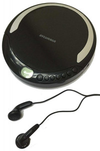 Sylvania Personal CD/CD-R/RW Player (SCD300) with Earbuds