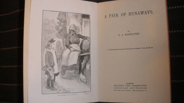 Vintage Book, "A Pair of Runaways" in Arts & Collectibles in Sunshine Coast - Image 3