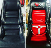 Auto leather upholstery 