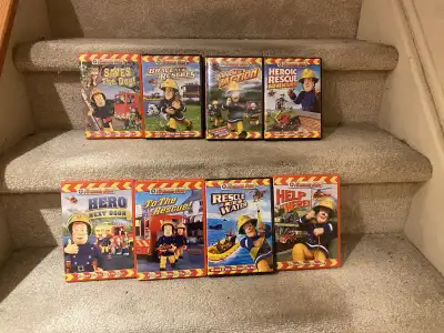 I'm offering a set of Fireman Sam DVDs, perfect for young fans of the animated series. These DVDs fe...