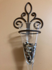 Wrought Iron Wall sconces (2 piece)
