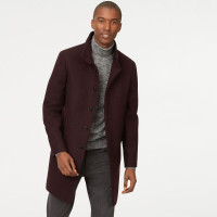 Club Monaco Funnel Neck Wool Coat