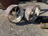 Antique Steel Wheels