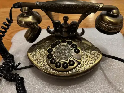 Nexxtech Vintage Style 1935 Reproduction Paramount Collection Classic Series Ornate Brass Fancy Push...