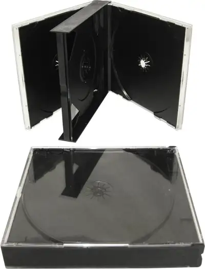 Quad CD disc Jewel Cases for movie, music, photo files, View more