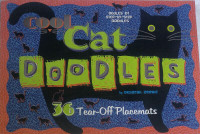 Cool Cat Step by Step Doodles Book, 36 Tear-Off Placemats